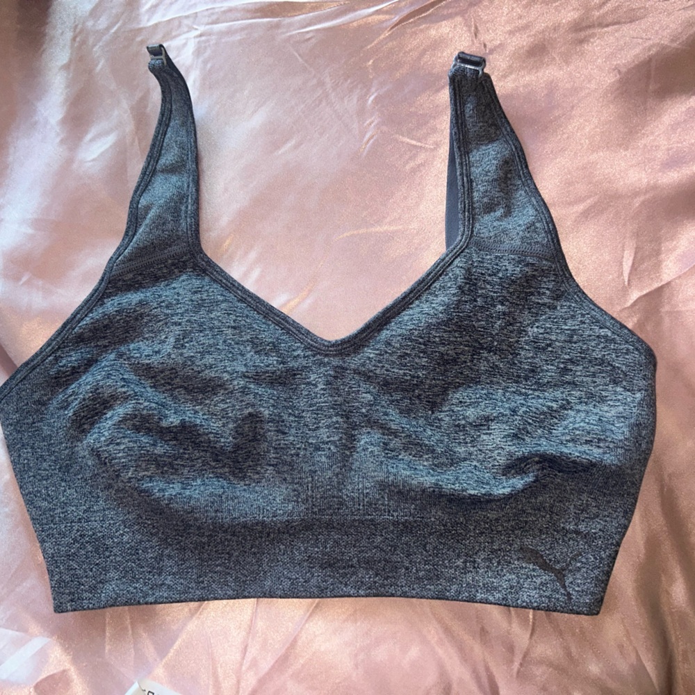 Puma- Dark Grey Sports bra